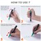 Overseas Black Paint Pens Paint Markers - Permanent Acrylic Markers 12 Pack, Water-Based, Quick Dry, Waterproof Paint Marker Pen for Rock, Wood, Plastic, Metal, Canvas, Glass, Fabric, Mugs. Medium Tip